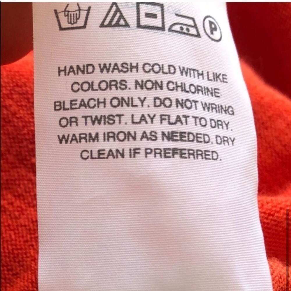 J. Crew Summerweight Solid Knit Orange Cotton Car… - image 8